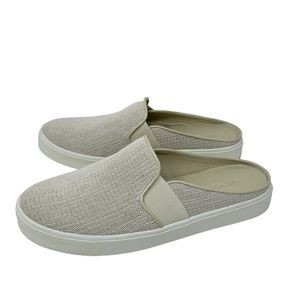 Vince Blair Slip On Backless Sneaker in Beige